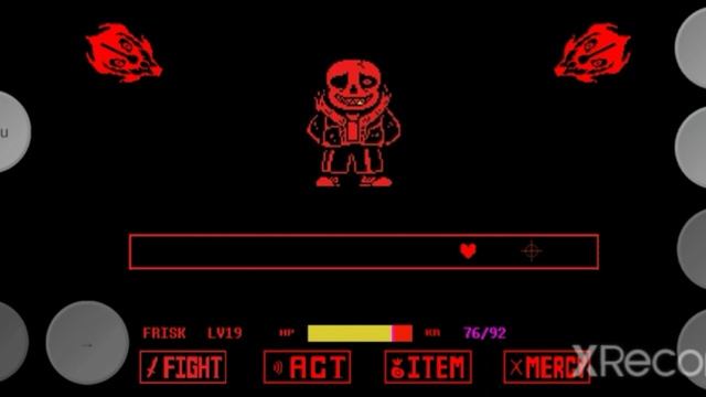 Битва с Underfell Сансом