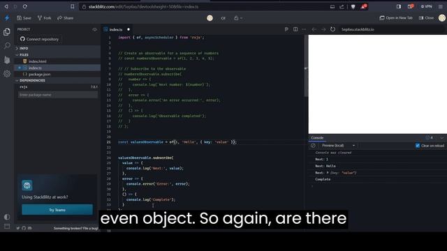 RxJS Unveiled: Of operator. Part 7 смотреть онлайн