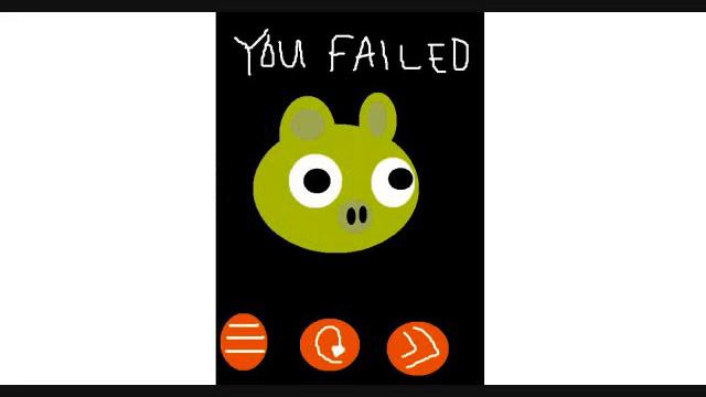 Angry birds birds vs king pig level failed.wmv смотреть онлайн