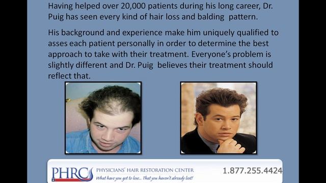 The PHRC Has Skilled Surgeons Able To Offer Alternative Hair Loss Treatments смотреть онлайн