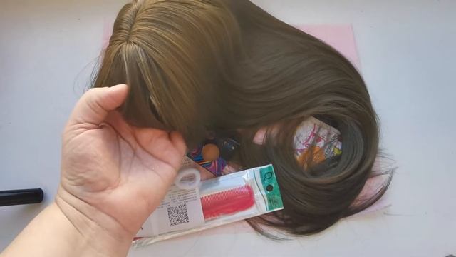 Парик из термо канекалона в русом оттенке с челкой смотреть онлайн