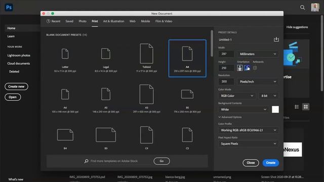 CREATE A PHOTOSHOP FILE смотреть онлайн