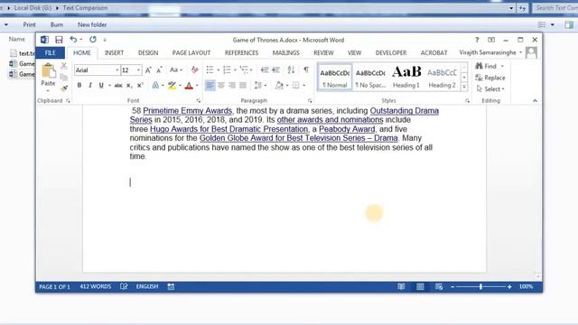 Let’s learn how to compare two-word files смотреть онлайн