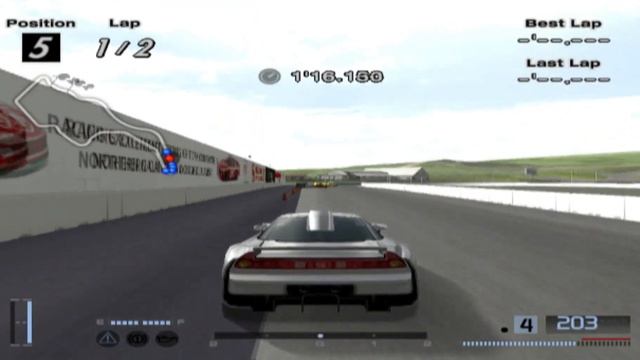 Гран Туризмо 4 (Онлайн Тест Версия) Хонда NSX-R LM Геймплей смотреть онлайн