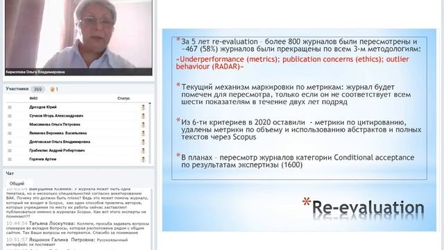 Вебинар «Старые» и «новые» требования Scopus», О.В. Кириллова и Г.П. Якшонок, 09.07.2020, часть 1 смотреть онлайн