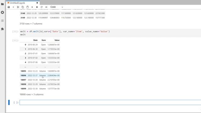 Pivot & Melt Functions - Pandas смотреть онлайн