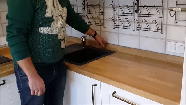 Кухня из дуба. 1 часть (обзор готовой кухни) смотреть онлайн