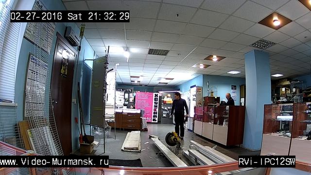 IP камера RVi IPC12SW 2 8 мм Демонстрационная запись www Video Murmansk ru смотреть онлайн