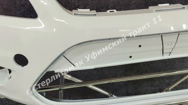 Бампер FORD FOCUS II+ 2008 БЕЛЫЙ 7VTA Frozen white передний. Кузовкин (есть все цвета) смотреть онлайн