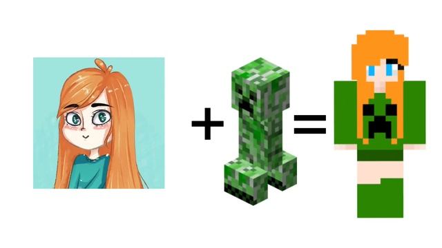 Образ стиль Крипера meme for Юни смотреть онлайн