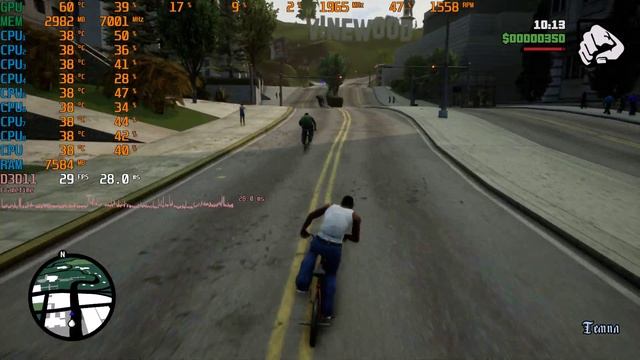 Grand Theft Auto San Andreas Definitive Edition|TEST ON FX8300 GTX1660 SUPER|ULTRA SETTINGS|1080p смотреть онлайн