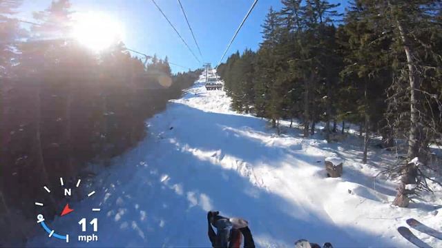 [4k] Ariondaz (Courchevel 1650) to Courchevel 1850 смотреть онлайн