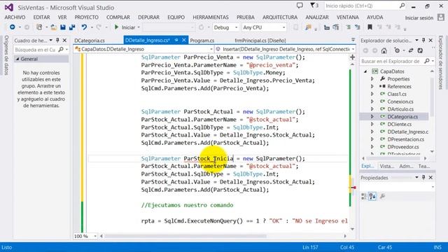 Sistema de Ventas C# - Visual Studio 2013 - Sql Server 2014 (27-41) DIngreso Métodos смотреть онлайн