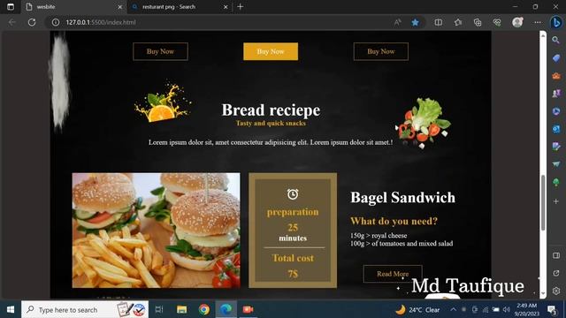 Attractive website design using html and css without javascript | frontend project website design смотреть онлайн
