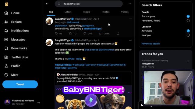 BabyBNBTiger - НЕ ПОЗДНО ЗАХОДИТЬ? КОГДА НОВЫЙ ATH? смотреть онлайн