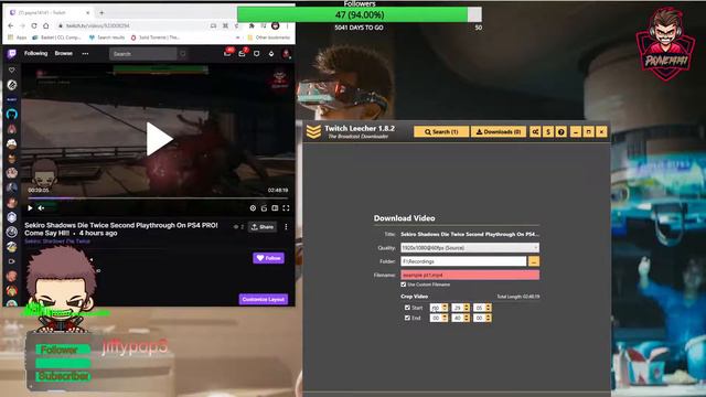 Twitch Leecher Tutorial смотреть онлайн