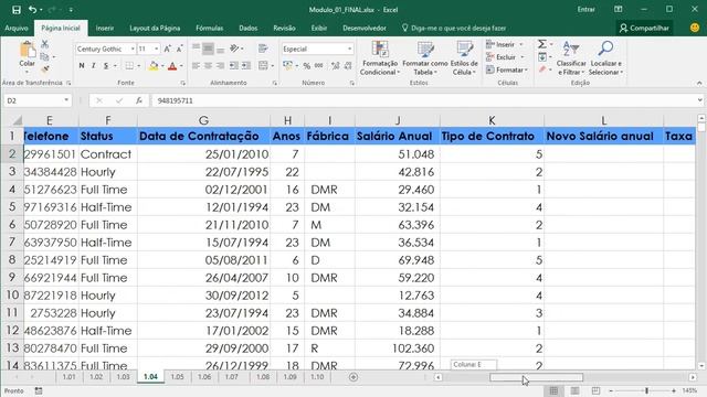 TOP 10 atalhos para Excel #4 - Ajusta largura das colunas смотреть онлайн