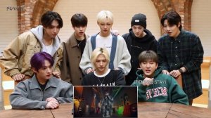 [Русская озвучка by Ayka] - Реакция Stray Kids на клип MANIAC