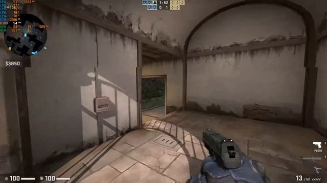 CS:GO on Core 2 Extreme QX6850 3.33GHz HD 4890 1080p Low смотреть онлайн