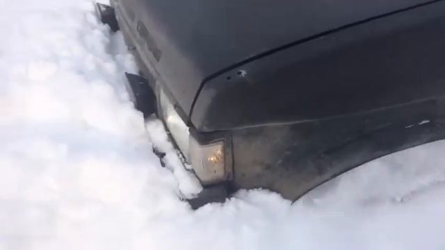 На что способен Terrano 1 на цепях.