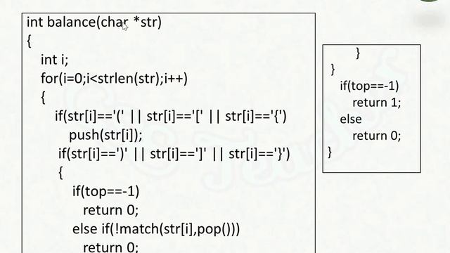 Balancing Symbols - Application of Stack | Explained in Tamil смотреть онлайн