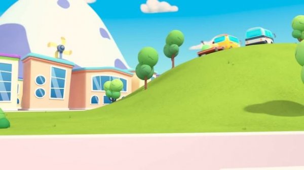 Buster Get's Stuck In Mud! Go Buster - Bus Cartoons & Kids Stories