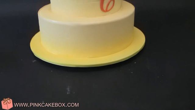 Yellow Ombre Engagement Cake смотреть онлайн
