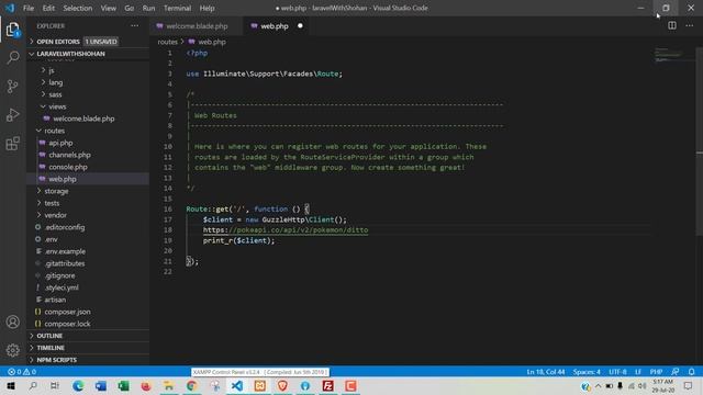 Laravel Basic Api Response Grab смотреть онлайн