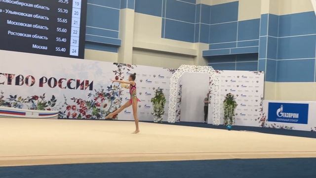 Anna Nikolaeva Ball TAA Junior Nationals 2022 смотреть онлайн