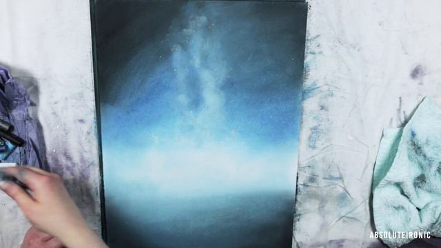 COSMIC NIGHT LIGHT | Soft Pastels Speedpaint