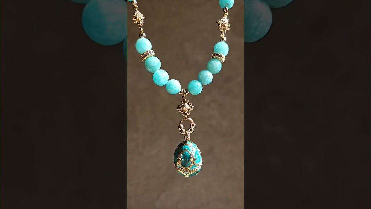 Бусы с эмалевыми подвесками в стиле фаберже смотреть онлайн