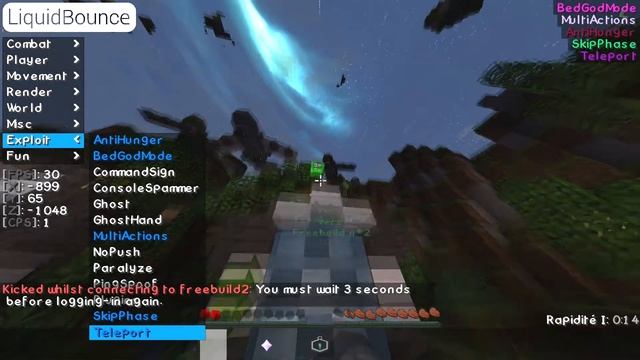 [1.11.2/FR/Hack/FLY/AIMBOT/KILL AURA/XRAY...] Hack Minecraft Client LiquidBounce смотреть онлайн