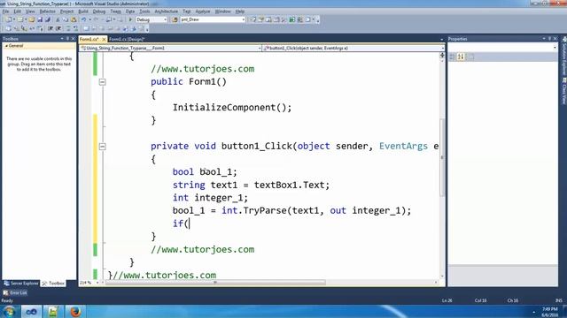 String Function TryParse In C#.Net Tamil смотреть онлайн