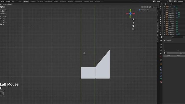 Как с двух полигонов сделать один в Blender смотреть онлайн