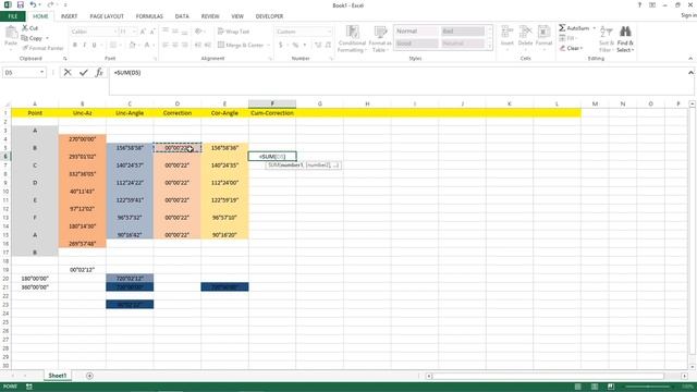 Mengoreksi Azimuth, Angle, dan Titik Koordinat menggunakan Microsoft Excel смотреть онлайн