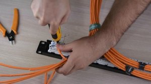 Как расшивать стандартную патч-панель NIKOMAX?