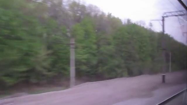 Из окна поезда - перегон Избердей - Песковатка. Поезд №25 Москва-Воронеж. The train Moscow-Voronezh смотреть онлайн