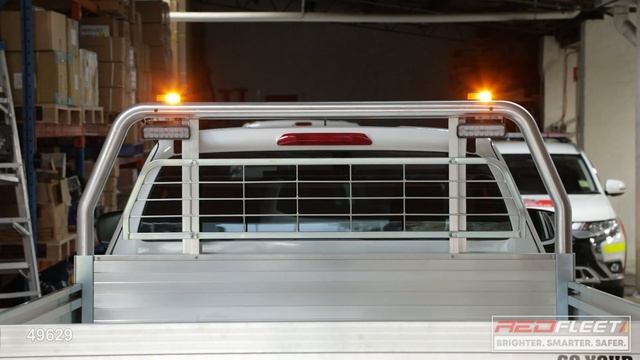 ISUZU D-MAX LOGISTICS SUPPORT VEHICLE BY REDFLEET AMBER WARNING LIGHTS смотреть онлайн