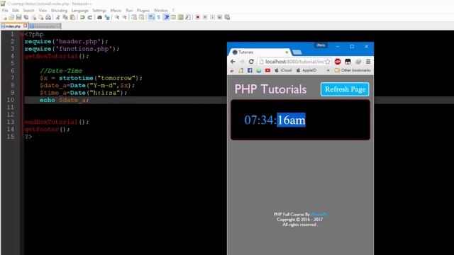 PHP Full Course Tutorioal Part 6 Date Time смотреть онлайн