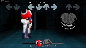 FNF Doors Vs Rainbow Friends (Chapter 2) ? FNF No Time But Everyone Sings It (Roblox DOORS New Mod)