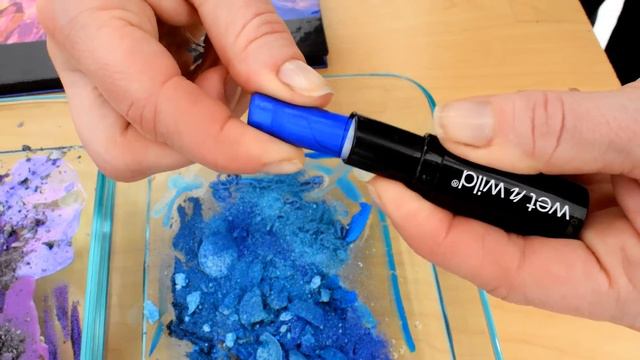 Purple vs Blue - Mixing Makeup Eyeshadow Into Slime Special Series 220 Satisfying Slime Video смотреть онлайн