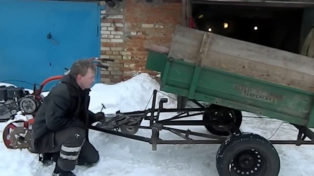 Самосвал для мотоблока смотреть онлайн