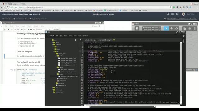 ROS Developers LIVE-Class #37: How To Parallelize Search of Reinforcement Learning Hyperparameters смотреть онлайн