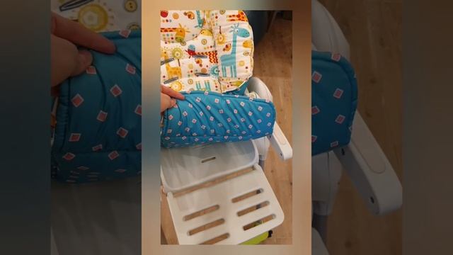 Видееобзор о новом чехле на стульчик "Chicco Polly" Жирафики/ конфетти - Студия СТРЕКОЗА смотреть онлайн