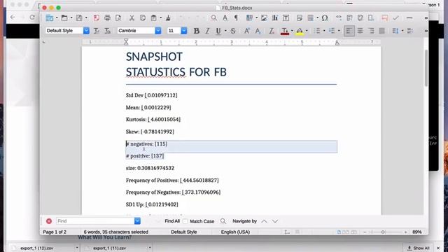 Example of Stock statistic daily return moves смотреть онлайн