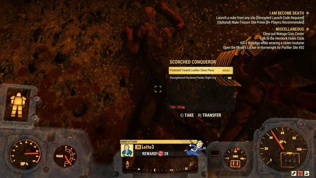 Fallout 76 After Nuke Party with Scorchbeast Queen смотреть онлайн