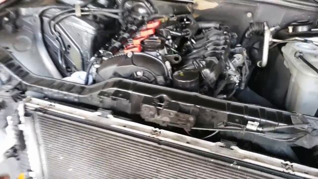 B8.5 Audi A4 Proj. DIY Remove Entire Front End, Radiator & its Frame & Drain the Coolant & Oil смотреть онлайн