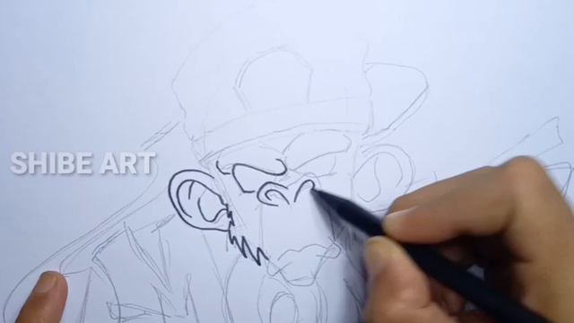 EASY DRAWING MONKEY - how to draw graffiti cartoon characters смотреть онлайн