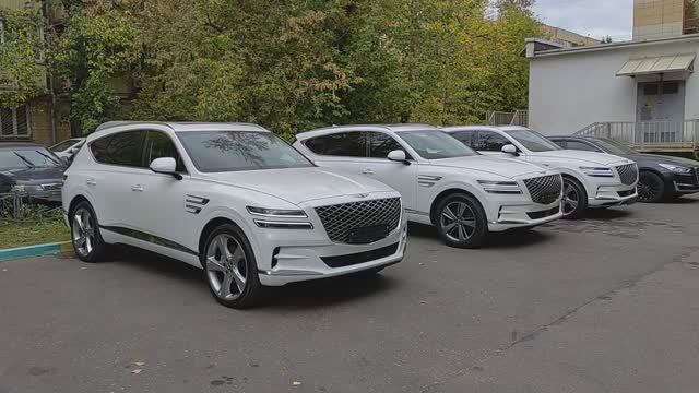 GENESIS GV-80 2020-х г.в., 7-ми местные, 3,0л турбодизель 249 л.с. и 2,5л бензин 304 л.с. в Москве!! смотреть онлайн
