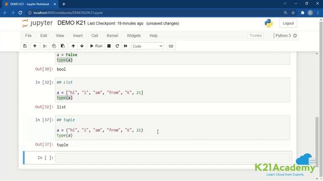Python Data Types смотреть онлайн